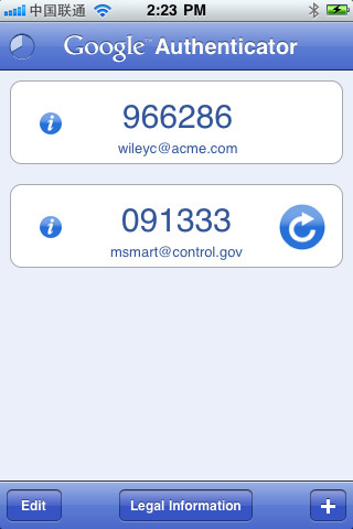 谷歌验证：Google Authenticator